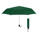 Thank You Umbrella - 42" Arc Budget Telescopic Umbrella - Forest  Green