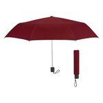 Thank You Umbrella - 42" Arc Budget Telescopic Umbrella - Maroon