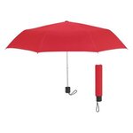 Thank You Umbrella - 42" Arc Budget Telescopic Umbrella - Red