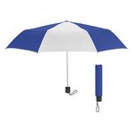 Thank You Umbrella - 42" Arc Budget Telescopic Umbrella - Royal/white