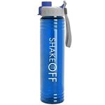 The Adventure 32 oz. Transparent Bottle with Quick Snap li - Transparent Blue