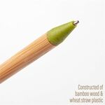 The Albury Bamboo Wheat Straw Click-Action Ballpoint Pen