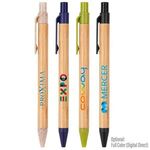 The Albury Bamboo Wheat Straw Click-Action Ballpoint Pen