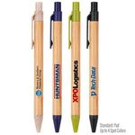 The Albury Bamboo Wheat Straw Click-Action Ballpoint Pen