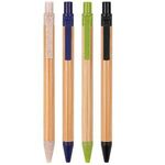 The Albury Bamboo Wheat Straw Click-Action Ballpoint Pen