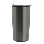 The Ally - 18 Oz Digital Stainless Steel Tumbler - Titanium Gray