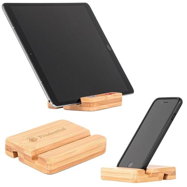 Main Product Image for The Bamboo Dual Tablet and Mobile Device Holder
