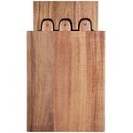 The Beaufort Acacia Cheese Board Set with Drawer