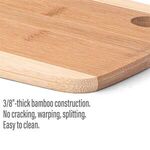 The Camden 9-Inch Two-Tone Bamboo Cutting Board -  