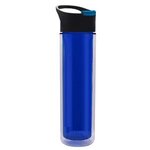 The Chiller 16 Oz. Double Wall Insulated With Pop-Up Sip Lid - Transparent Blue