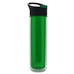 The Chiller 16 Oz. Double Wall Insulated With Pop-Up Sip Lid - Transparent Green