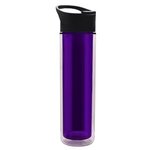 The Chiller 16 Oz. Double Wall Insulated With Pop-Up Sip Lid - Transparent Violet