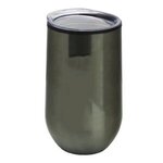 The Concord - 14 Oz Tall Stainless Steel Stemless Wine Glass - Titanium Gray