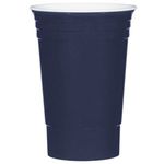 The Cup - Navy Blue With White
