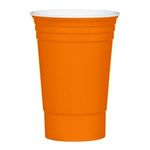 The Cup - Neon Orange With White