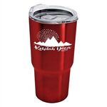 The Expedition - 18 oz. Stainless Steel Auto Tumbler - Red