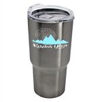 The Expedition - 18 oz. Stainless Steel Auto Tumbler - Silver