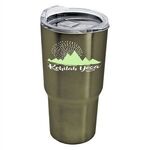 The Expedition - 18 oz. Stainless Steel Auto Tumbler - Titanium Gray