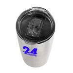 The General - 18 oz. Stainless Steel Straight Wall Tumbler - Blue