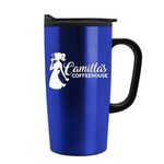 The General - 18 oz. Stainless Steel Straight Wall Tumbler - Metallic Blue