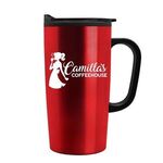 The General - 18 oz. Stainless Steel Straight Wall Tumbler - Metallic Red