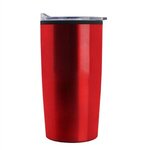 The General - 18 oz. Stainless Steel Straight Wall Tumbler - Red