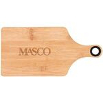 The Genoa 14-Inch Bamboo Cutting Board with Handle -  