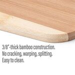 The Gosford 11-Inch Two-Tone Bamboo Cutting Board