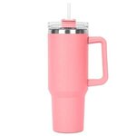 The Hippo Mug & Straw Lid with Twist Closure - 40 oz - Pink
