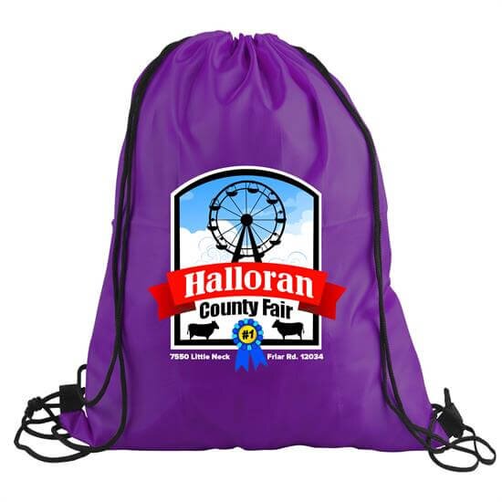 Main Product Image for The Junior - 210d Polyester Drawstring - Digital