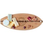 The Katoomba 14-Inch Surfboard Bamboo Cutting Board -  