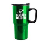 The Major - 18 oz. Stainless Steel Auto Tumbler with Handle - Green