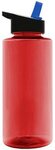 The Mountaineer 36 oz Tritan Bottle - Transparent Red