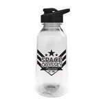 The Prism - 36 oz. Tritan bottle with Drink thru lid - Clear