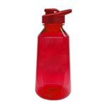 The Prism - 36 oz. Tritan bottle with Drink thru lid - Transparent Red