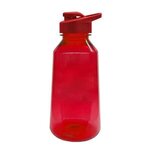 The Prism - 36 oz. Tritan bottle with Drink thru lid - Transparent Red