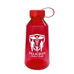 The Prism - 36 oz. Tritan Bottle with Tethered lid - Transparent Red