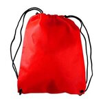 The Recruit - Non-Woven Drawstring Backpack - Red