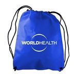 The Recruit Non-Woven Drawstring Backpack - Royal Blue