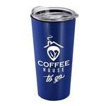 The Roadmaster - 18 Oz Travel Tumbler With Clear Slide Lid -  