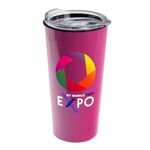 The Roadmaster - 18 Oz. Travel Tumbler With Clear Slide Lid -  