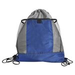The Sportster - Drawstring with Mesh Pockets - Digital - Blue