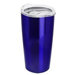 The Summit - 18 Oz Digital Stainless Steel Straight Wall - Metallic Blue