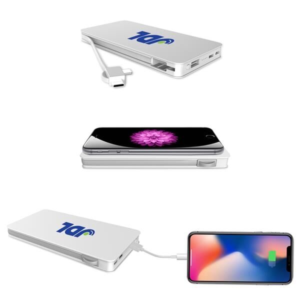 Main Product Image for The Trio Power Bank Wireless Charging Pad With 3-In-1 Cable