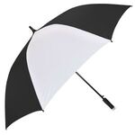 The Ultra Value Golf Umbrella - Black-white