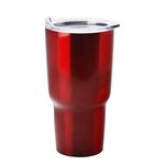 The Voyage - 28 Oz. Full Color Stainless Steel Auto Tumbler - Red