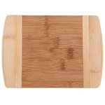 The Wellington 8-Inch Two-Tone Bamboo Cutting Board - Bamboo Wood