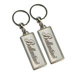 Thin Rectangular Keytag - Silver