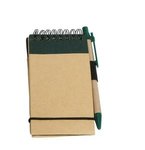 Think Green Recycled Notepad & Pen - Green