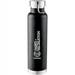 Thor Copper Vacuum Insulated Bottle 22oz - Black (bk)